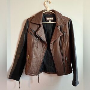 Wyatt Brown-Black Leather Jacket size small